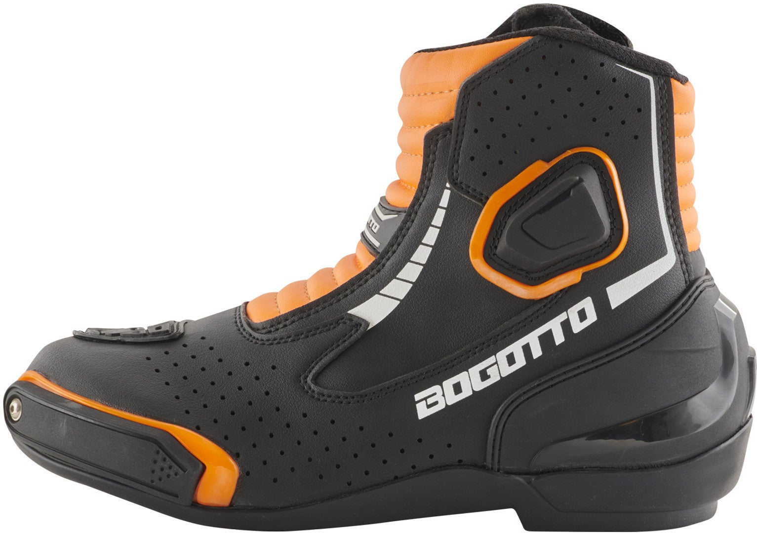 Bogotto Cartagena perforated Motorcycle Boots black/orange 44 Figure 2