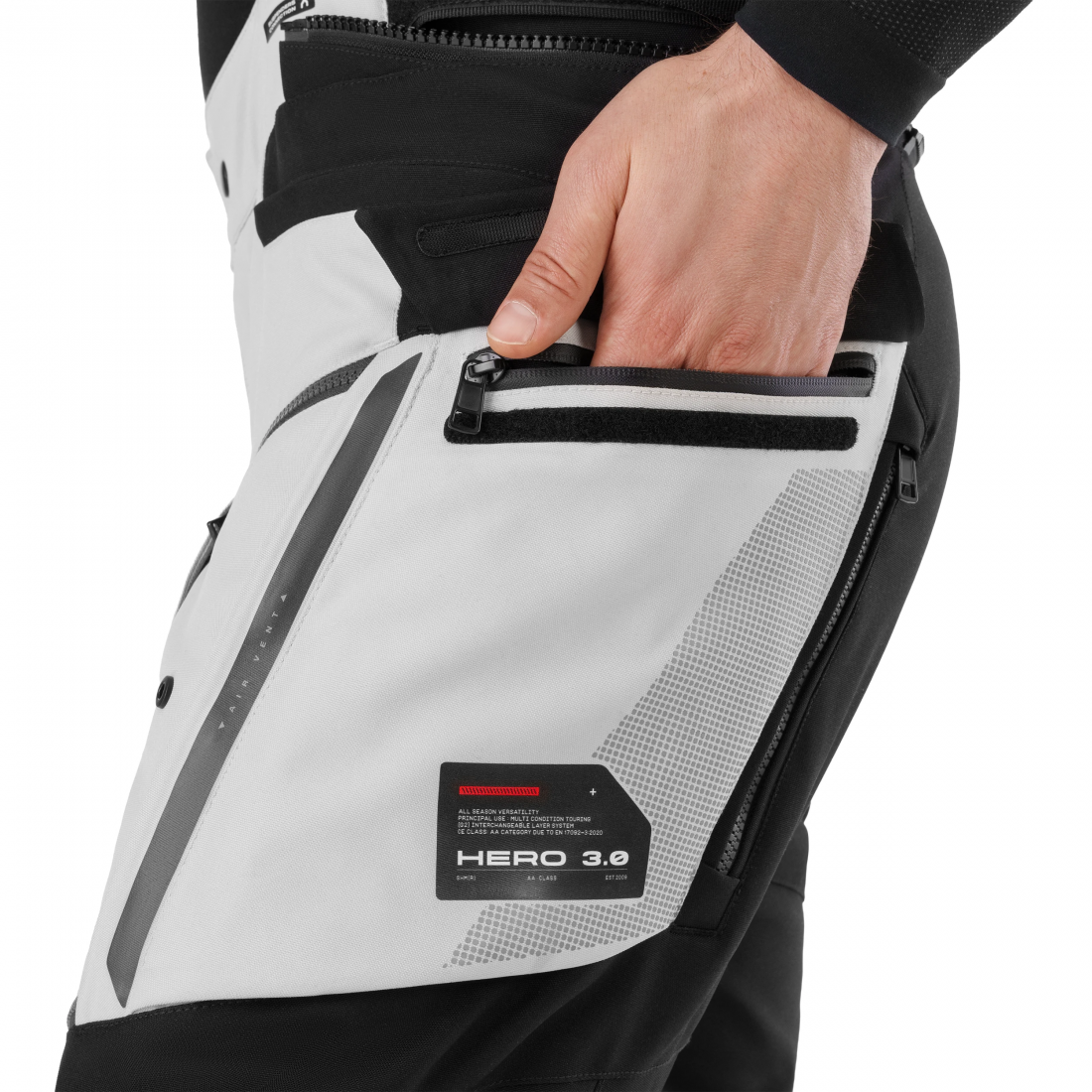 SHIMA Hero 3.0 Pantaloni tessili per motociclette grigio/blu M Figura 14