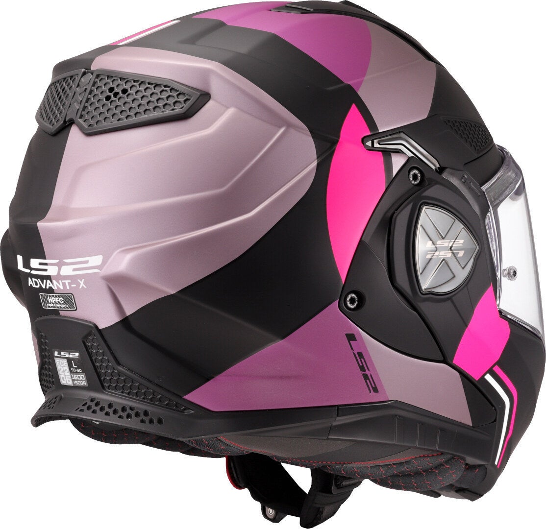 LS2 FF901 Advant X Ultra Klapphelm grau/pink M (57/58) Abbildung 5