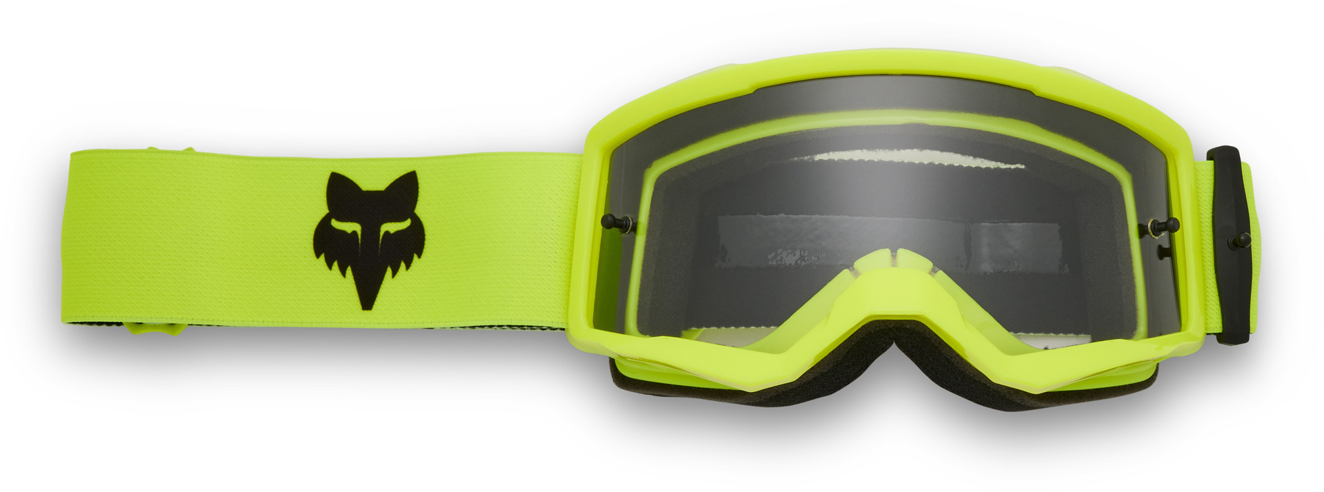 FOX Main Core Ochelari de motocross pentru tineret galben Figura 1