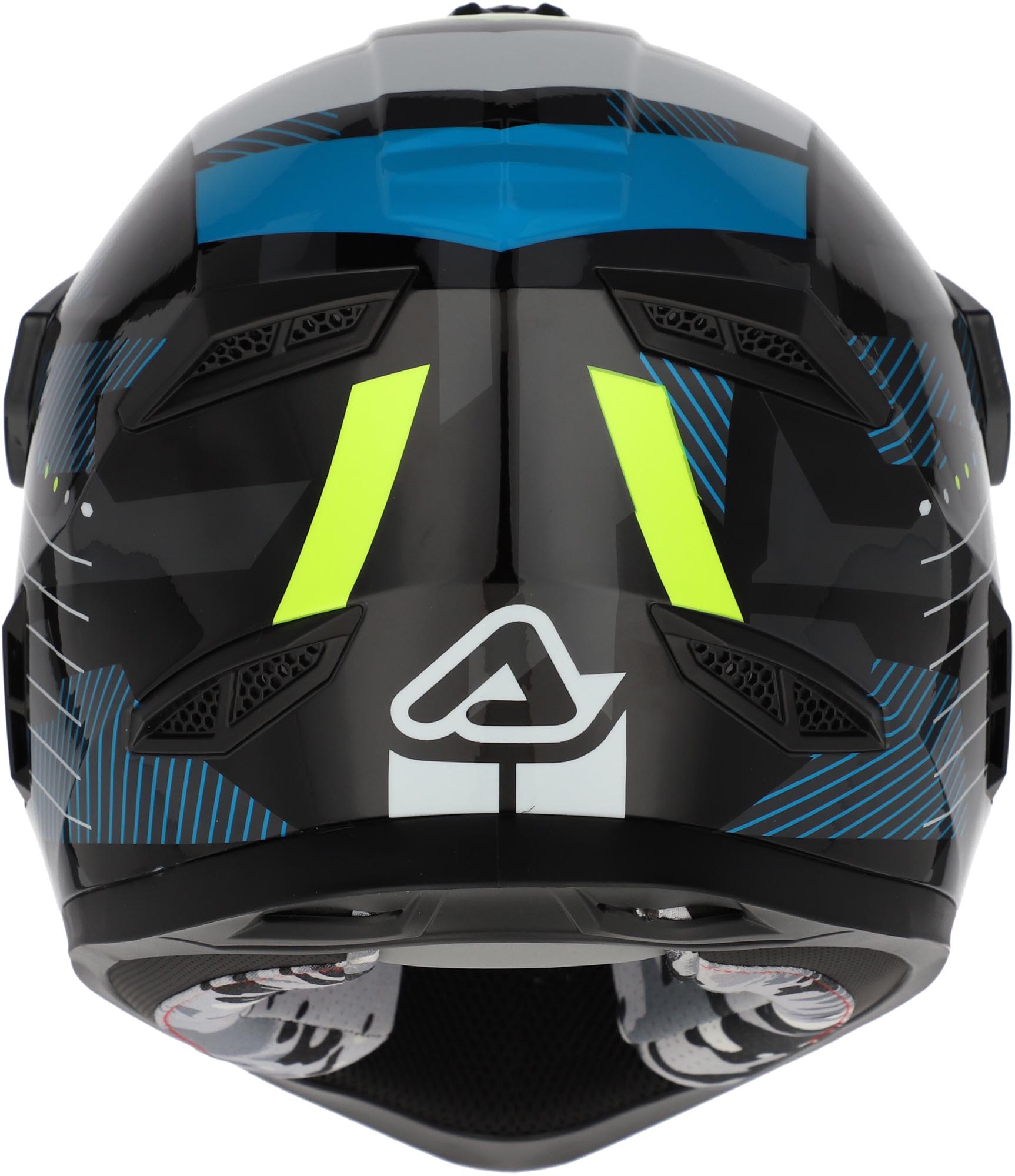 Acerbis Rider Graphic Cască Enduro pentru tineret Negru/Albastru/Alb Y/S (49/50) Figura 6