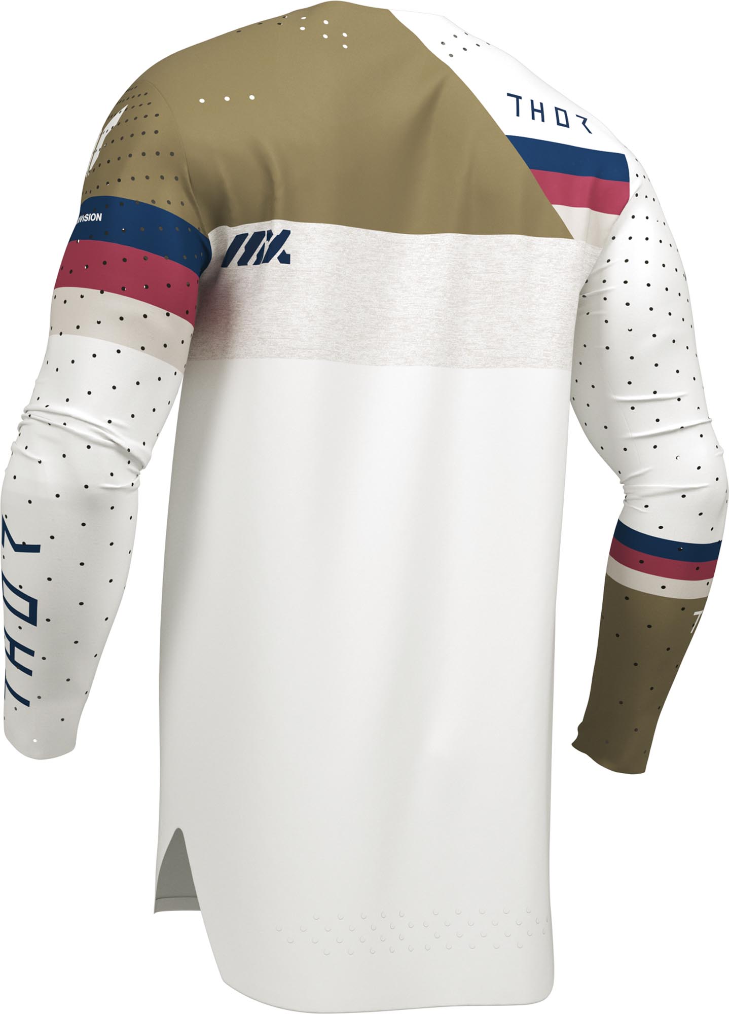 Thor Sportmode League Motocross Jersey white S Figure 3