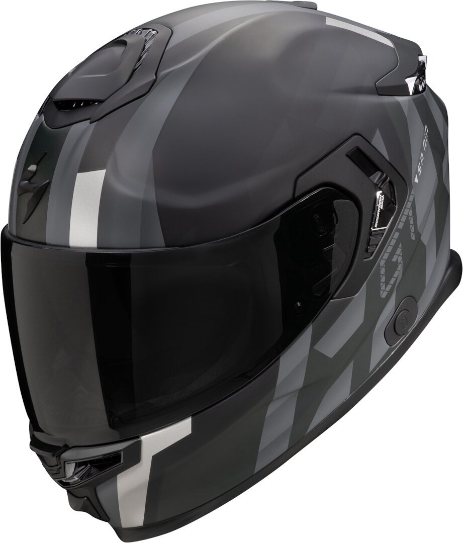 Scorpion EXO-GT SP Air Touradven Hjelm sort mat/sølv S (55/56) Figur 1