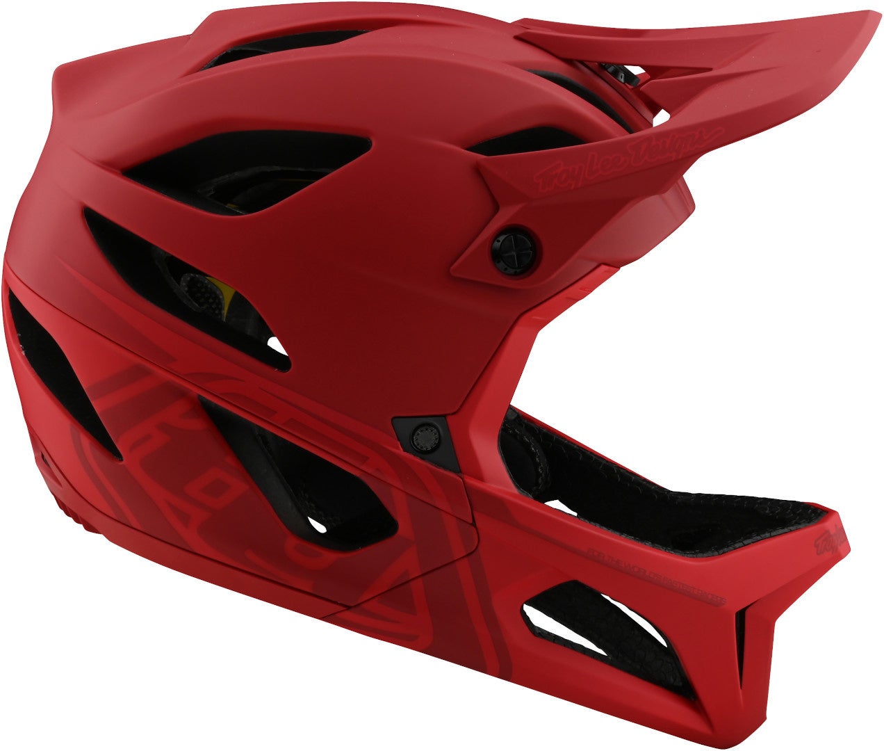 Troy Lee Designs Stage Stealth MIPS Casco Red Matt M/L Figura 4