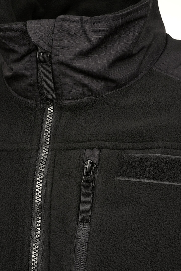 Brandit Ripstop Fleece Jacke schwarz M Abbildung 4