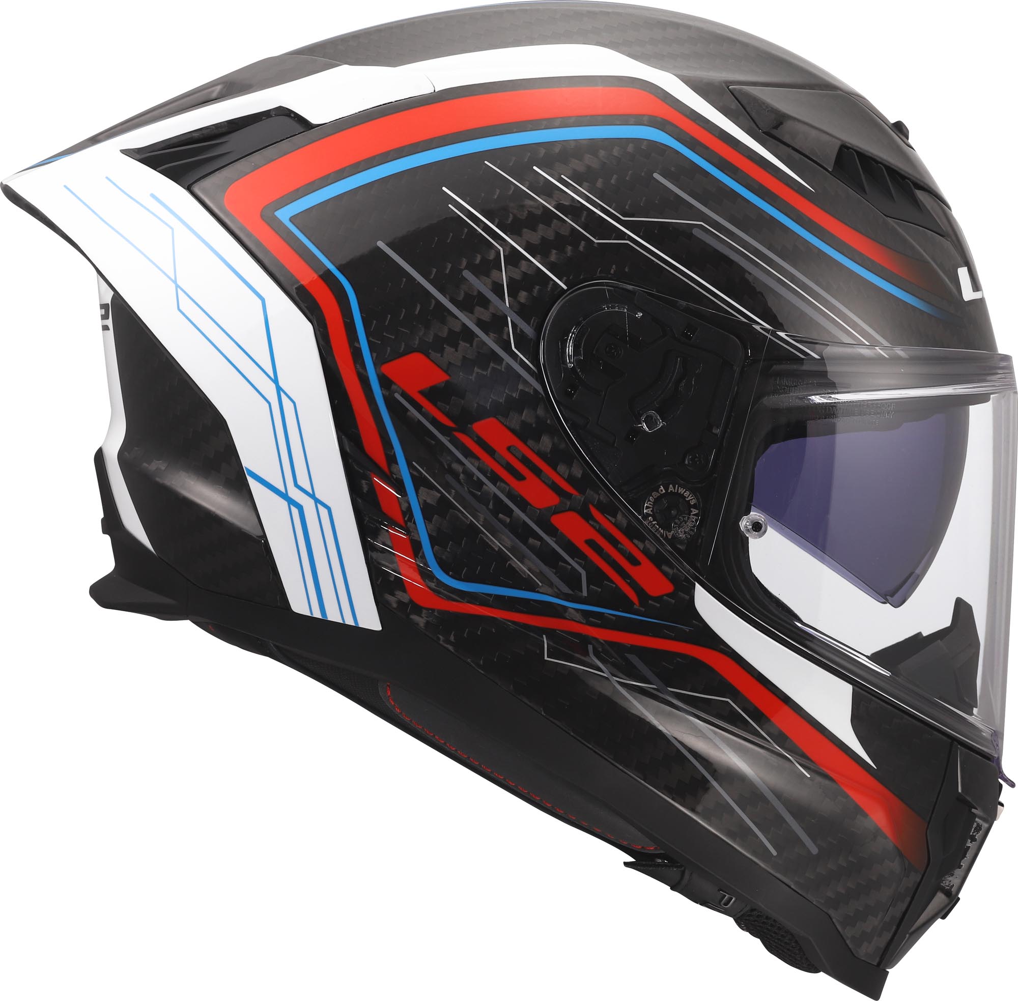 LS2 FF807 Dragon Subic Casco blanco/azul/rojo L (59/60) Figura 7