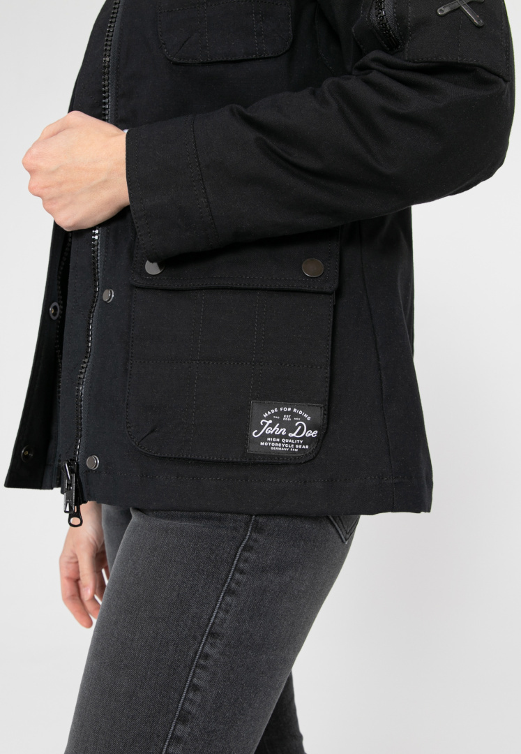John Doe Explorer XTM Damen Motorrad Textiljacke schwarz M Abbildung 8