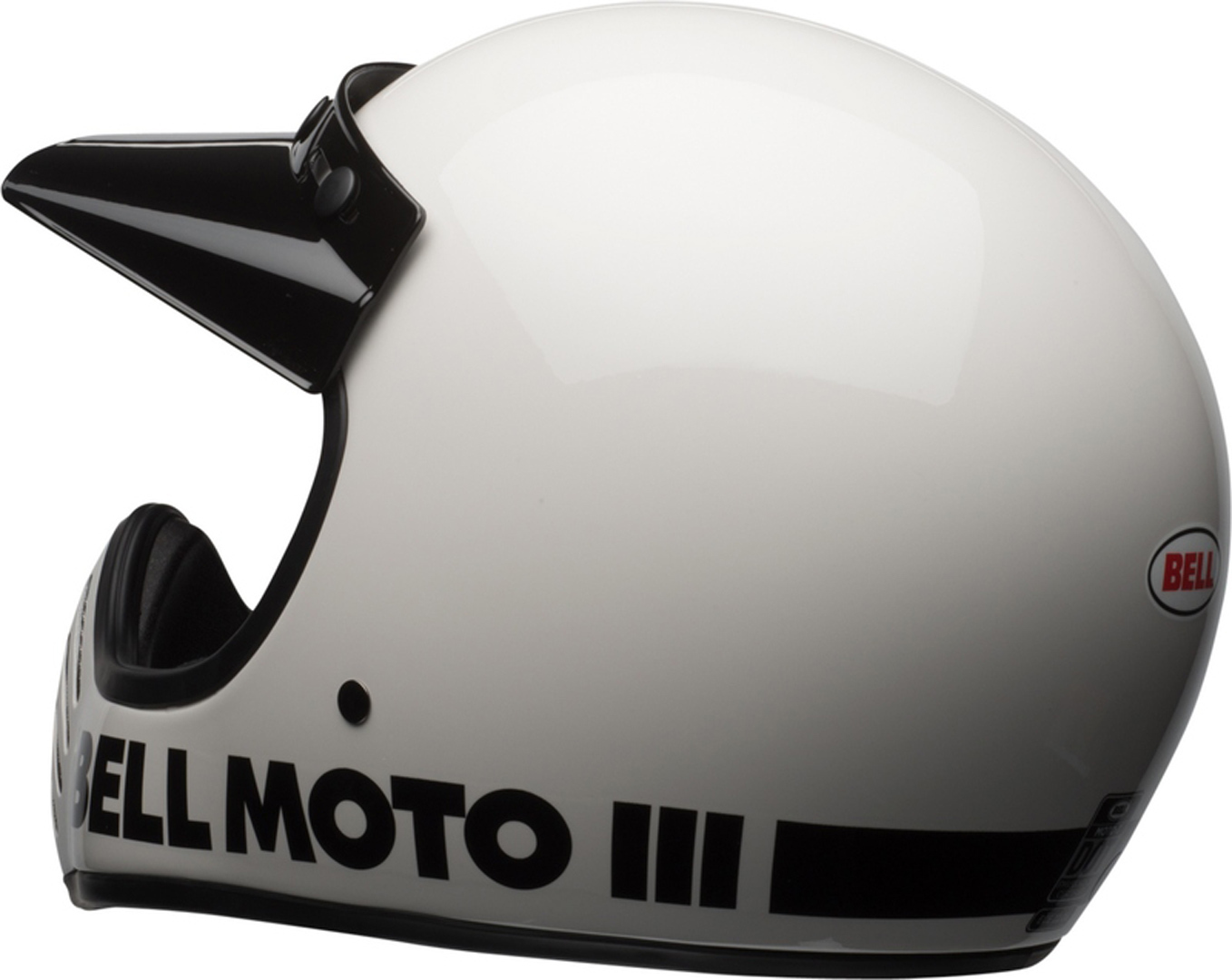 Bell Moto-3 Classic Motocross hjälm Vit S (55/56) Figur 7