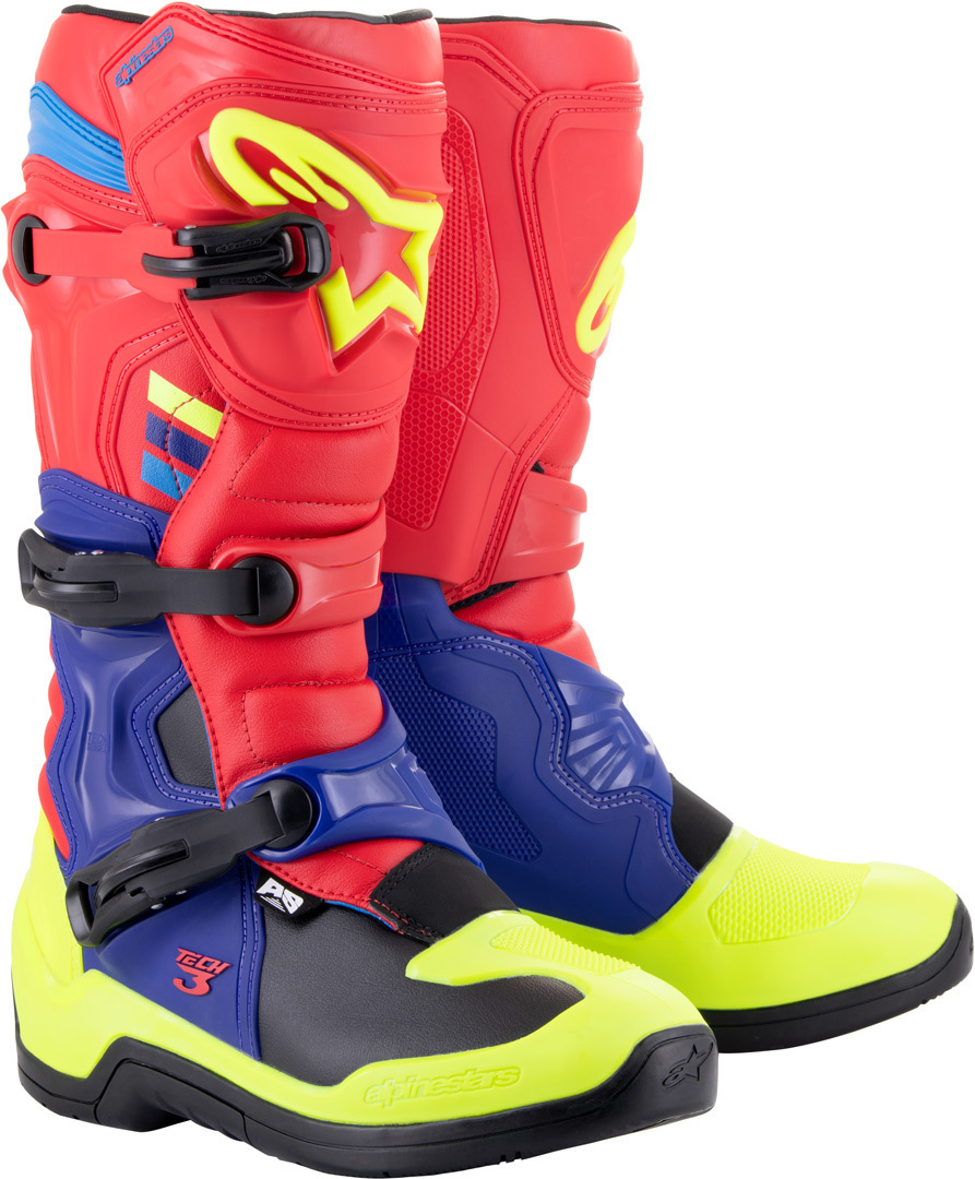 Alpinestars Tech 3 Motocross Boots red/blue 7 (40,5) Figure 1