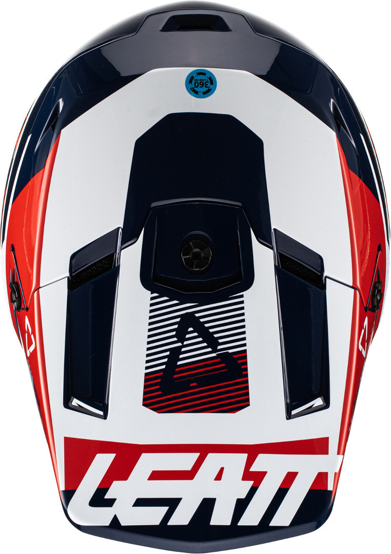 Leatt Moto 3.5 V.22 Cască de motocross Albastru/Roșu/Alb S (55/56) Figura 5