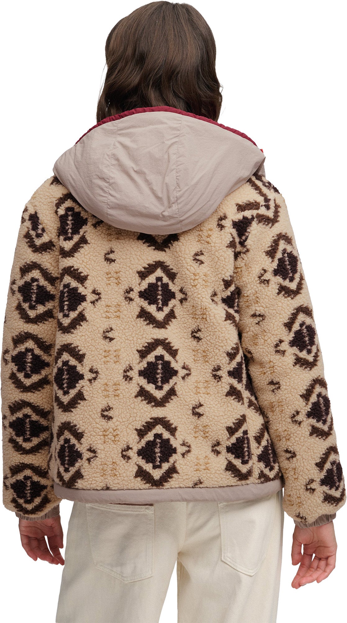 Superdry & Co Sherpa Jacquard Fleece Дамско хибридно яке M Фигура 6