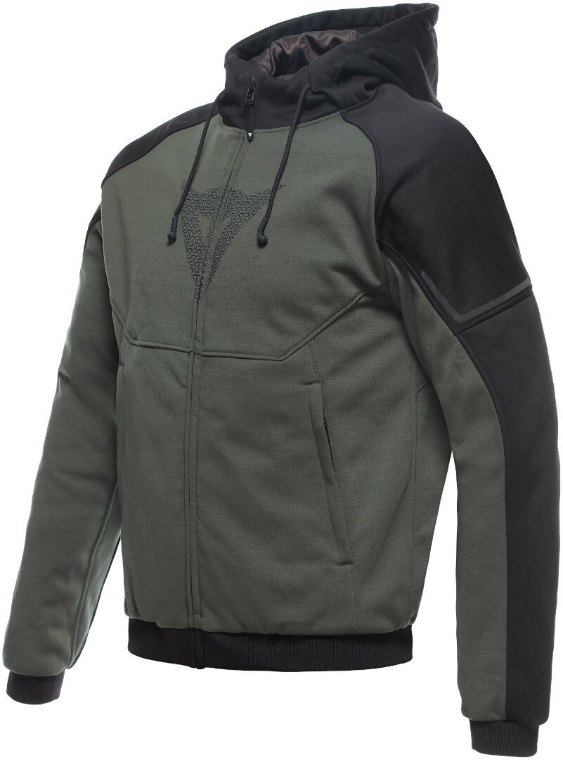 Dainese Daemon-X Safety Motorcykel Zip hættetrøje mørkegrøn/sort 46 Figur 1