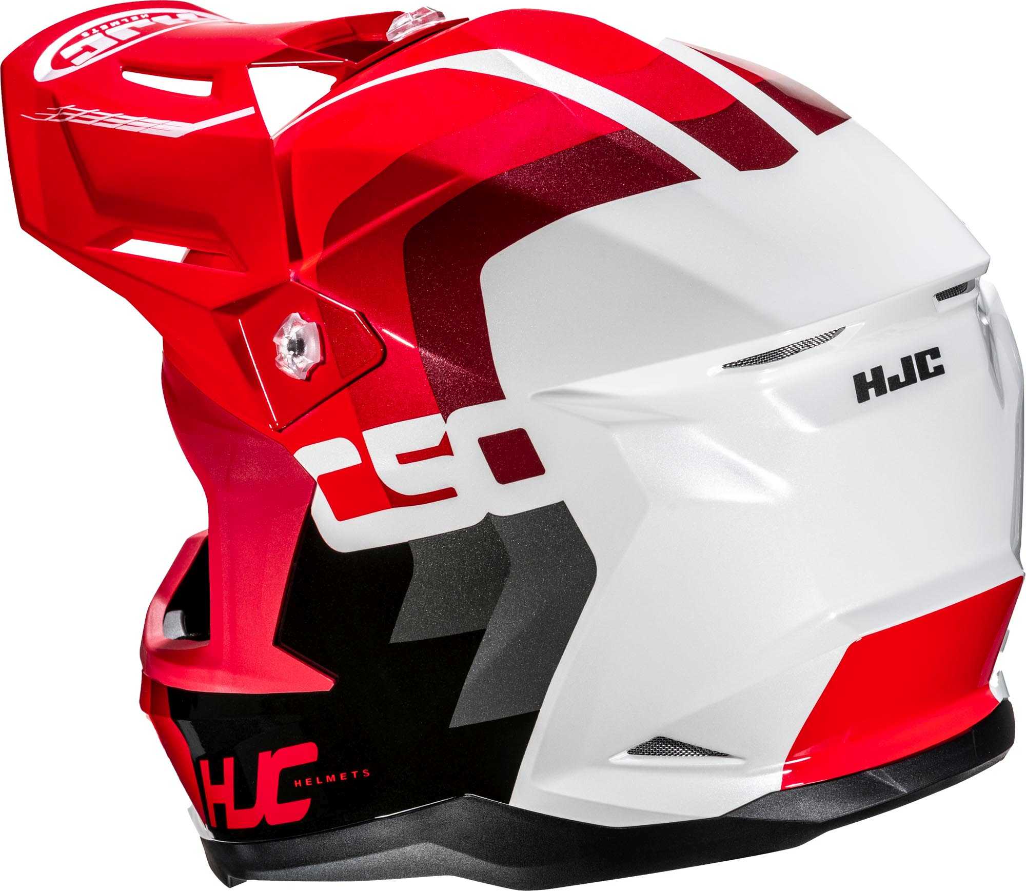HJC C50 Primal Casque de motocross Rouge/Blanc/Noir L (59/60) Figure 3
