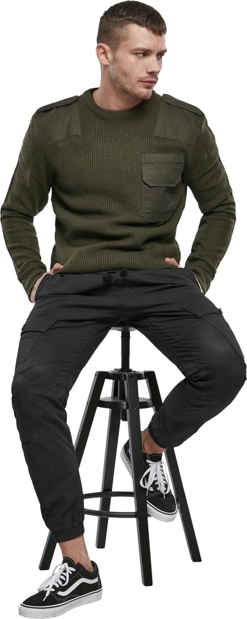 Brandit BW Pulover olive S Slika 4