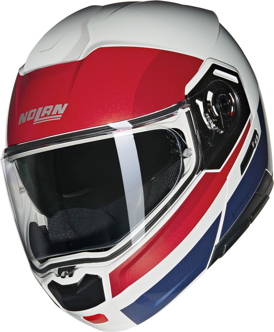 Nolan N90-3 06 Roboto N-Com Helmet white/red/blue XL (62) Figure 1