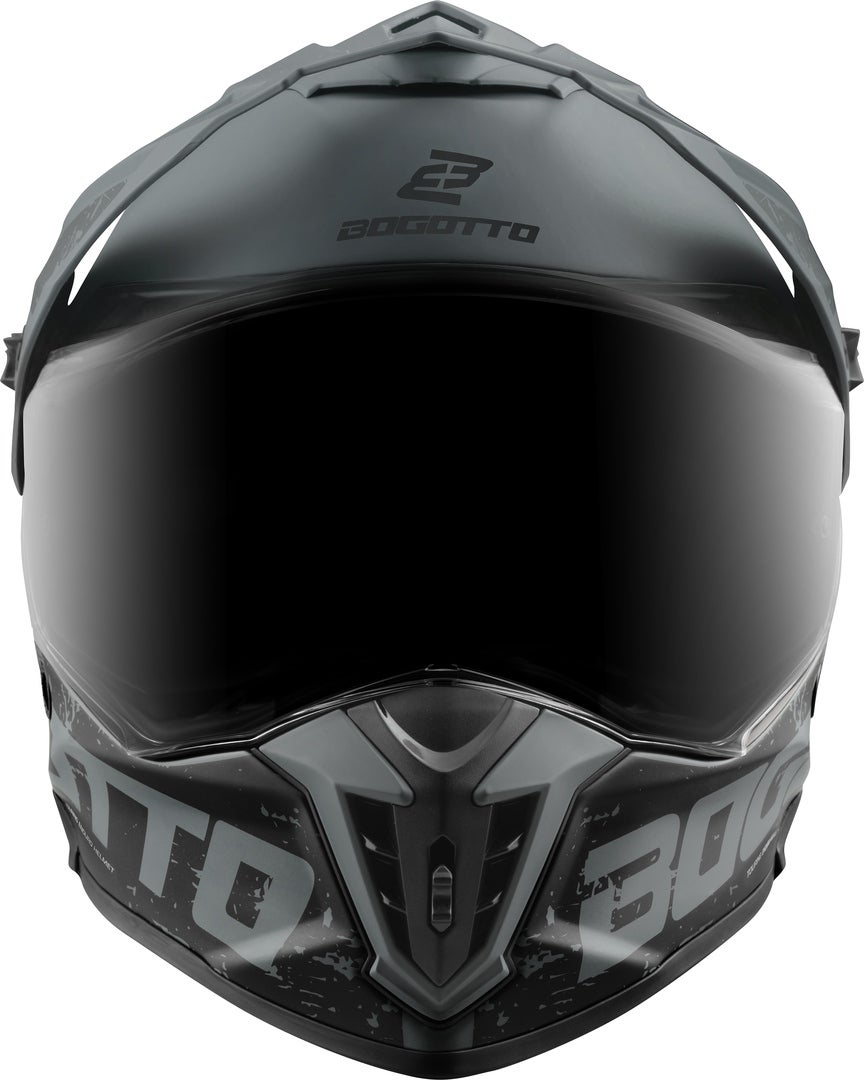 Side view of Bogotto FG-601 Duo Fiberglass Enduro Helmet