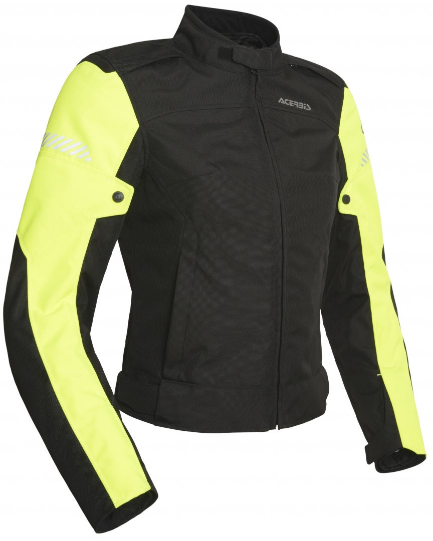 Acerbis Discovery Ghibly Giacca tessile da donna nero/giallo neon S Figura 1