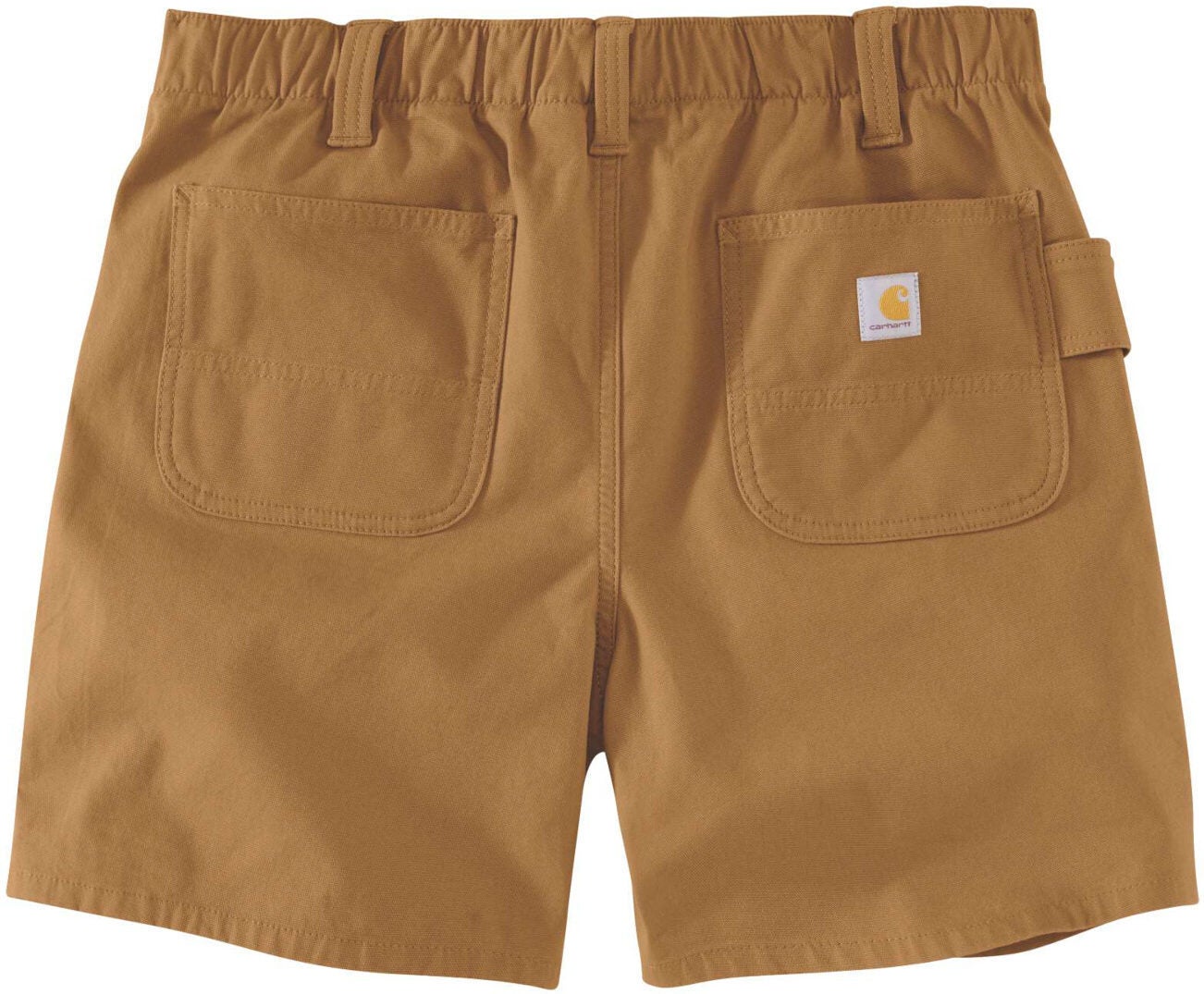 Carhartt Rugged Flex Relaxed Fit Canvas Work Shorts pour dames Marron 8 Figure 2