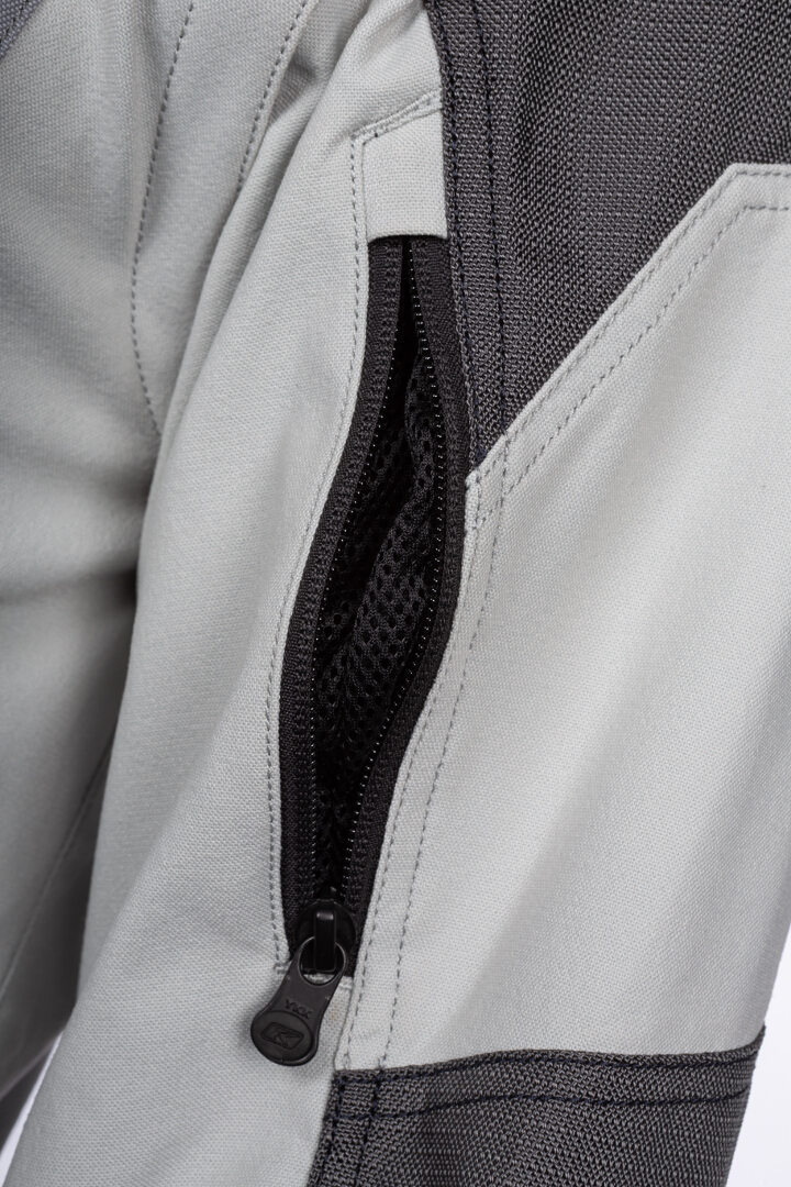 Klim Dakar Motorrad Textiljacke dunkelgrau/hellgrau M Abbildung 2