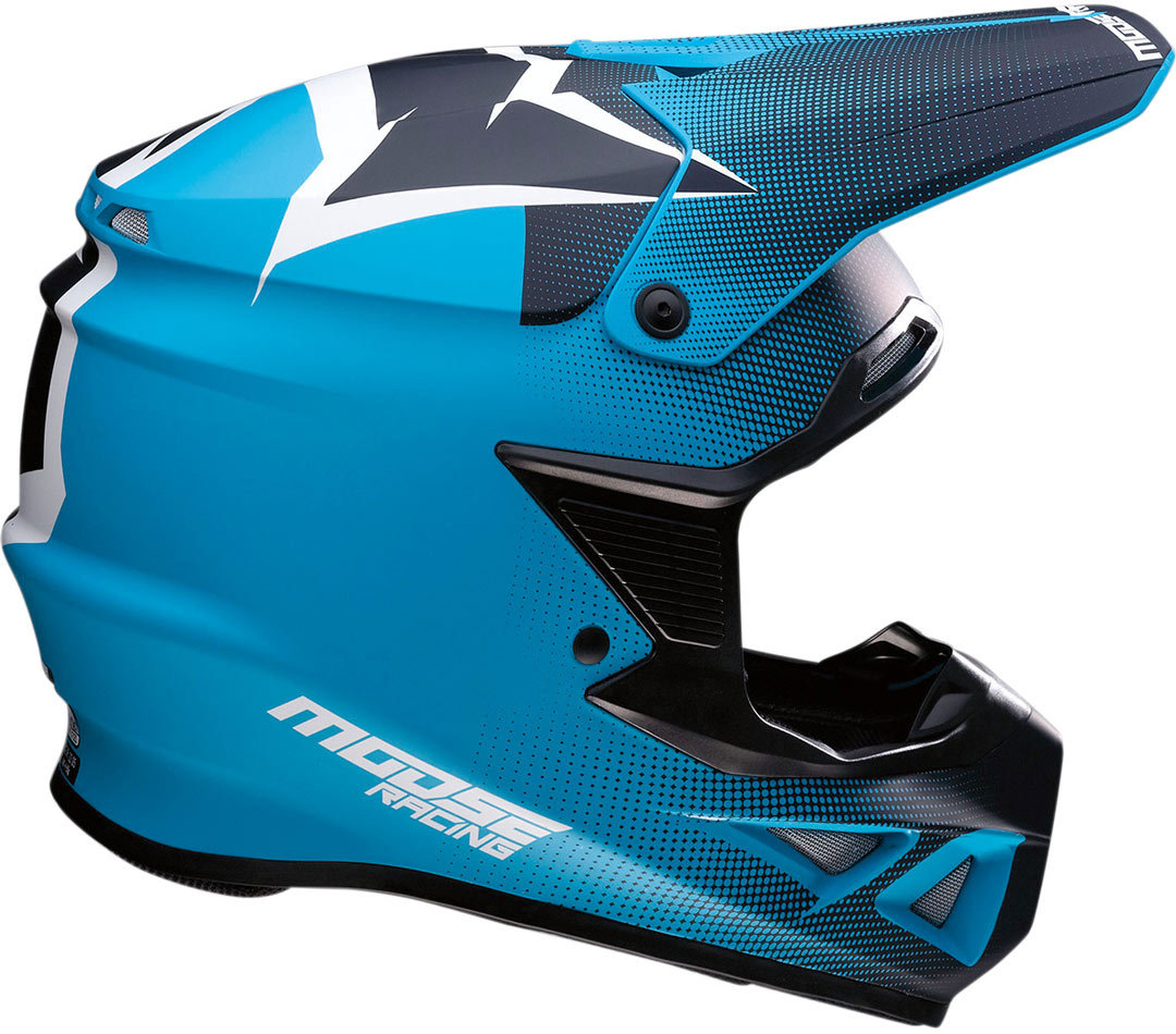 Moose Racing F.I. Agroid MIPS Cască de motocross albastru XS (53/54) Figura 2