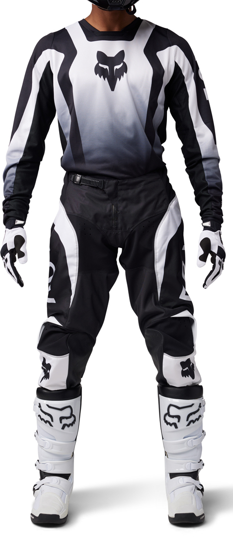 FOX 180 Lean Motocross bukser Sort/hvid 32 Figur 3