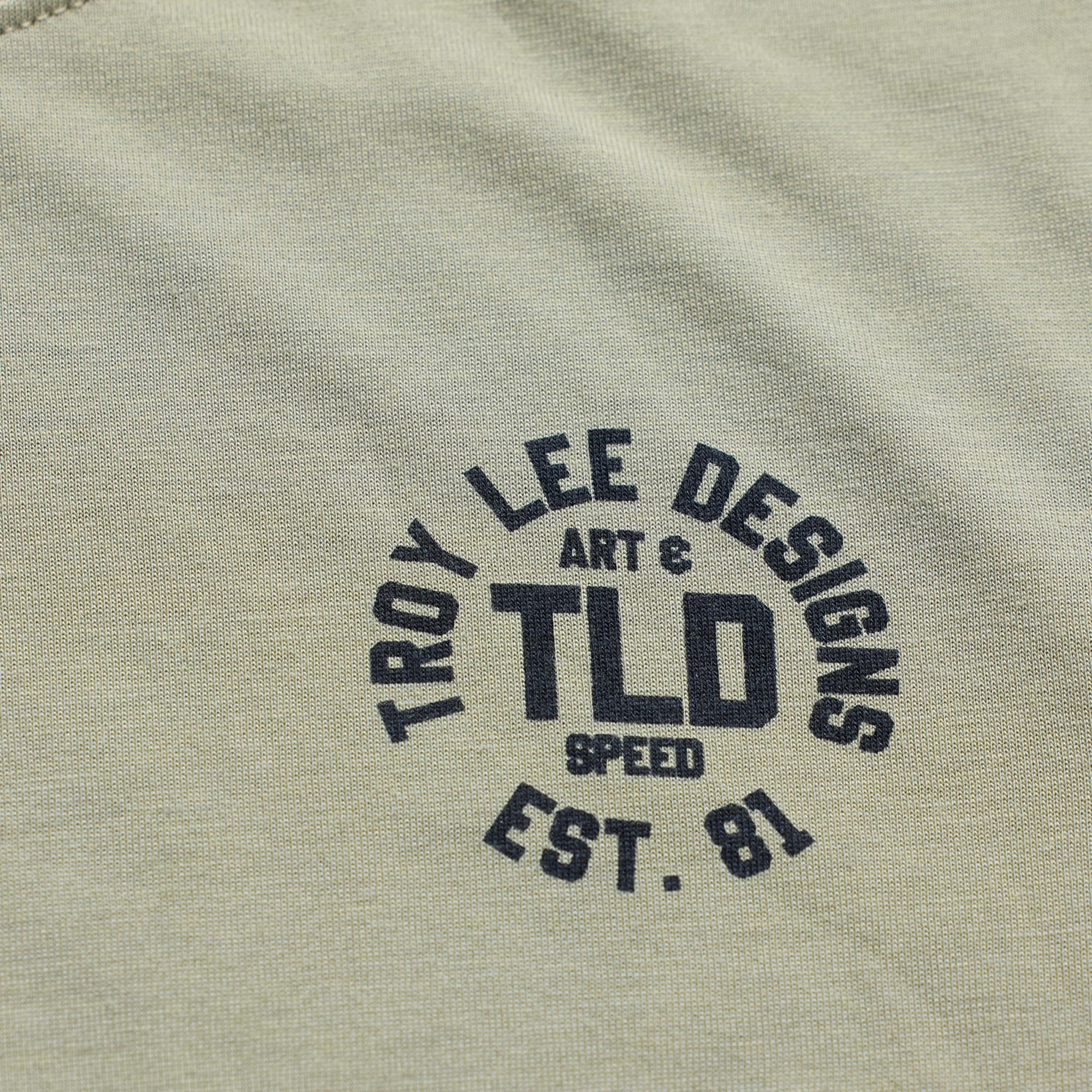 Side view of Troy Lee Designs Lilium Ride Stamps Ladies Short Sleeve Bicycle Jersey