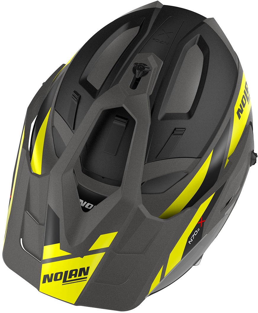 Nolan N70-2 X Grandes Alpes N-Com Hjelm sort mat/gul XL (62) Figur 3