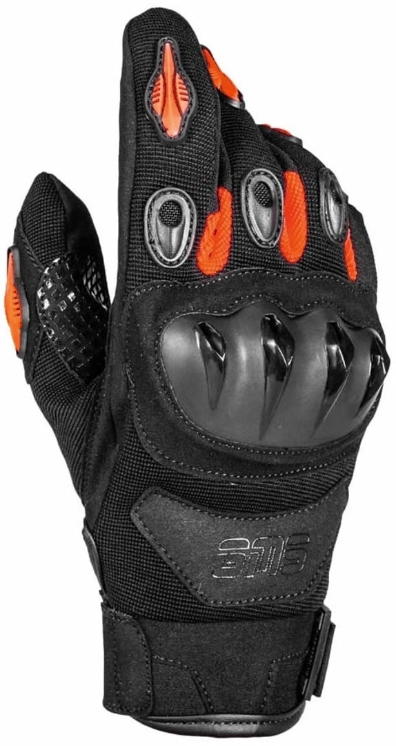 GMS Tiger Motorcycle Motorcykel handsker sort/orange M Figur 1