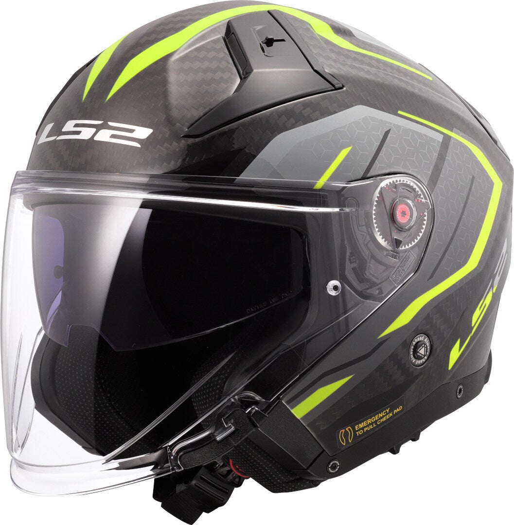 LS2 OF603 Infinity II Carbon Urus Jet Helmet-image-436907500