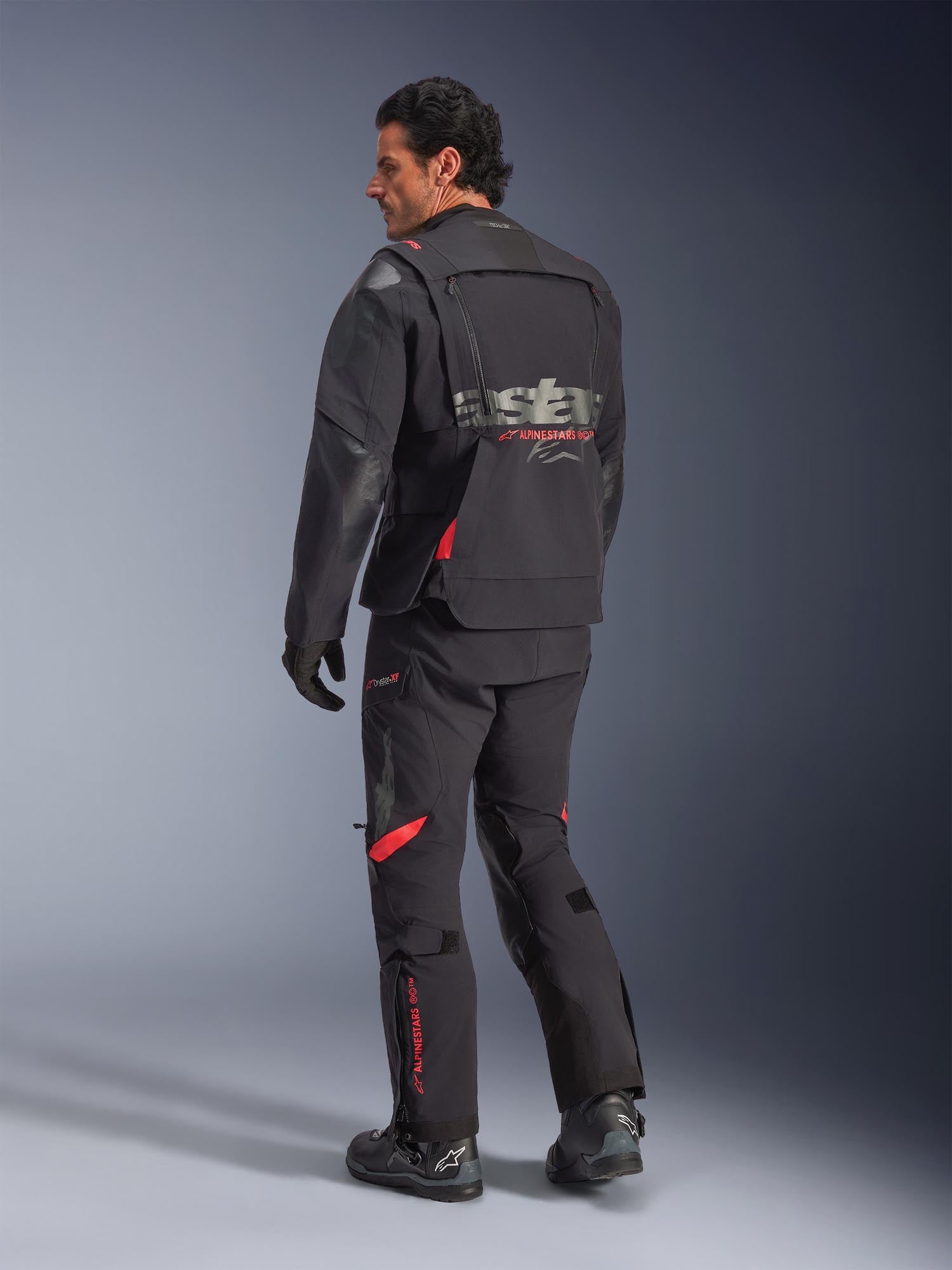 Alpinestars Harok Pro Drystar XF vattentät motorcykel textil jacka svart S Figur 6