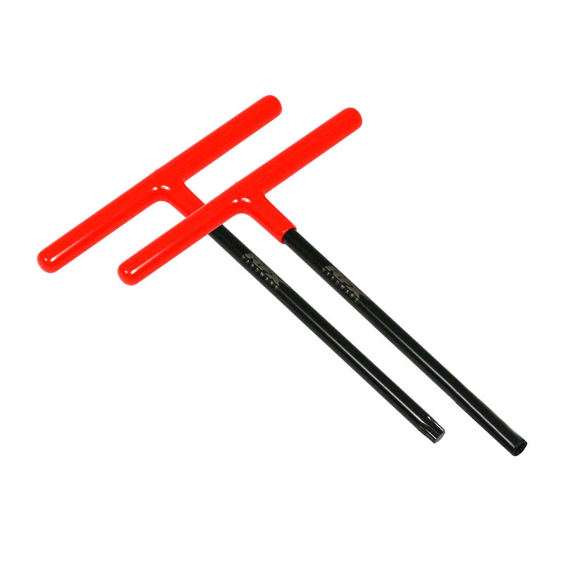 RFX Juego de llaves en T Pro (Negro/Naranja) de serie con mango de goma