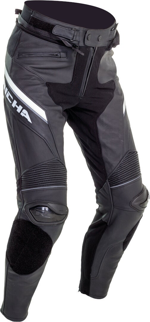 Richa Viper 2 Street Lederhose schwarz/weiß