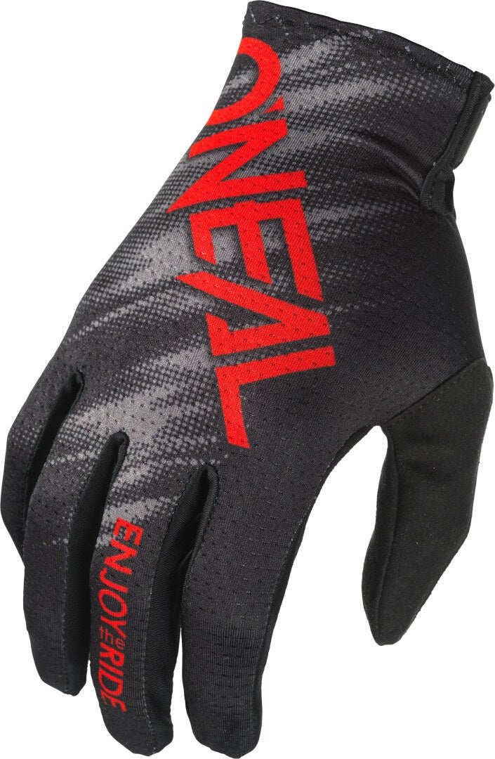 Oneal Matrix Voltage Sort/røde motocross handsker XL Figur 1