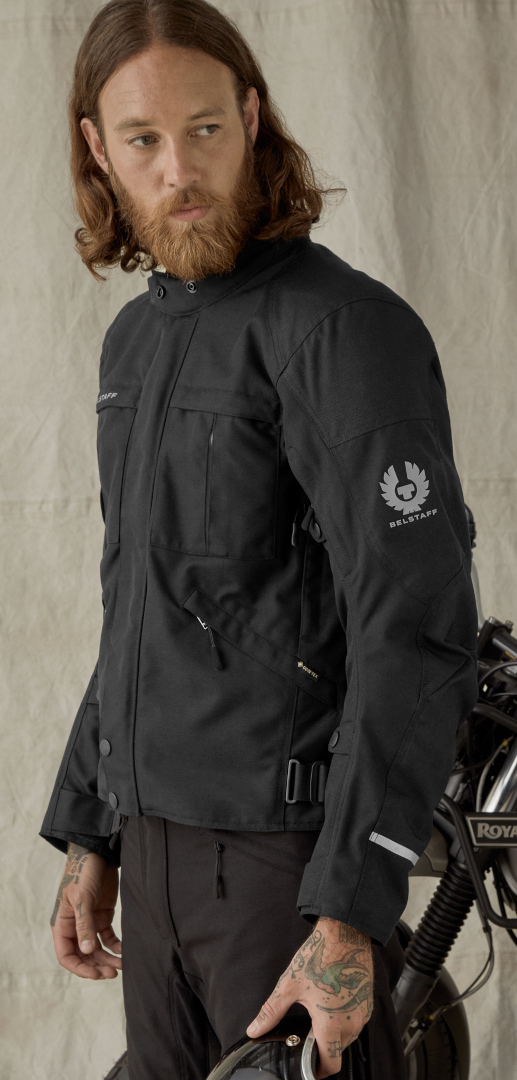 Belstaff Highway 오토바이 섬유 재킷 검정 XL 그림 3