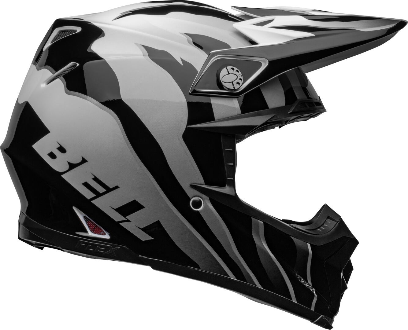 Bell Moto-9S Flex Claw Casco Motocross Bianco/nero L Figura 8