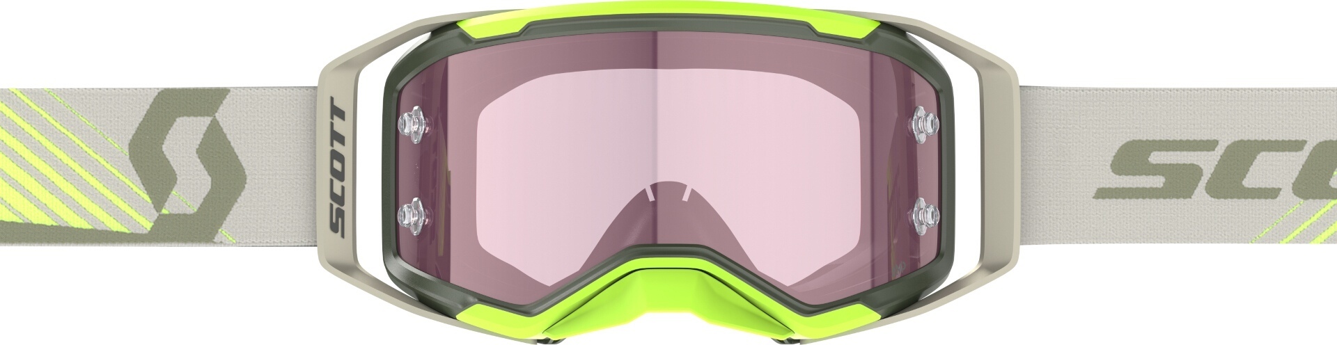 Scott Prospect 2.0 AMP Ochelari de motocross verde/galben-neon Figura 4