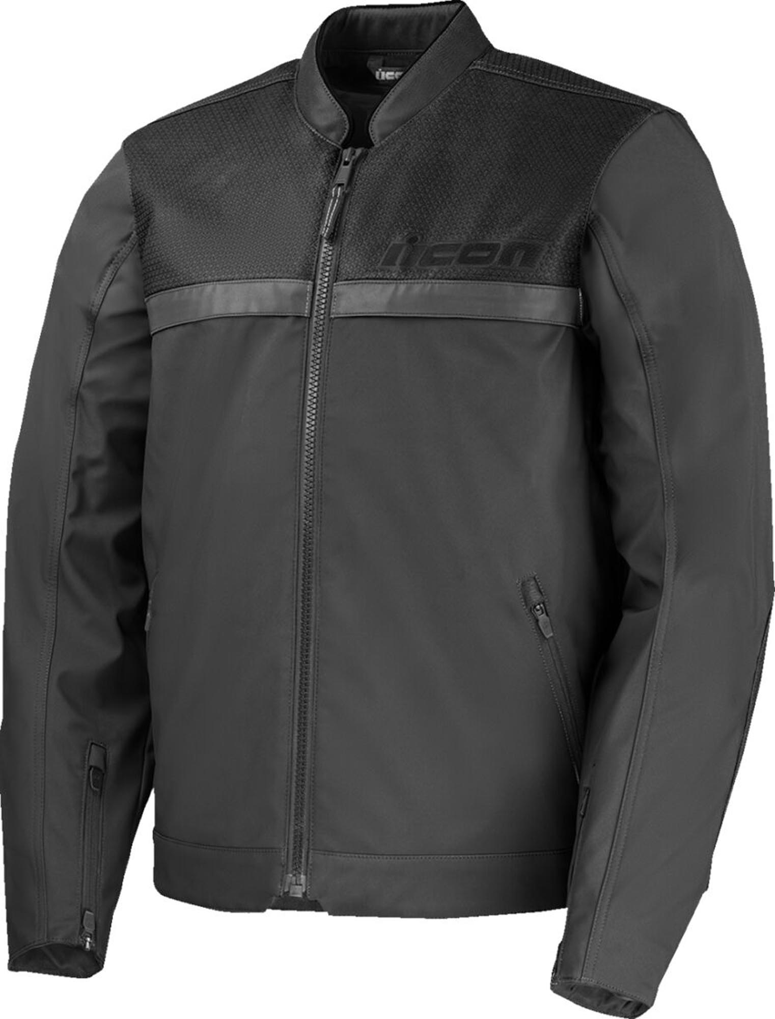 Icon Midhawk Veste textile moto noir M Figure 1