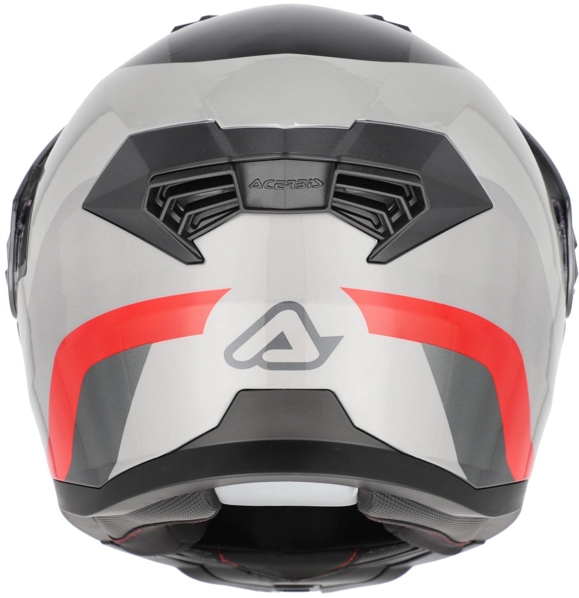 Acerbis Rider Logo Klapphelm hellgrau/rot L (59/60) Abbildung 4