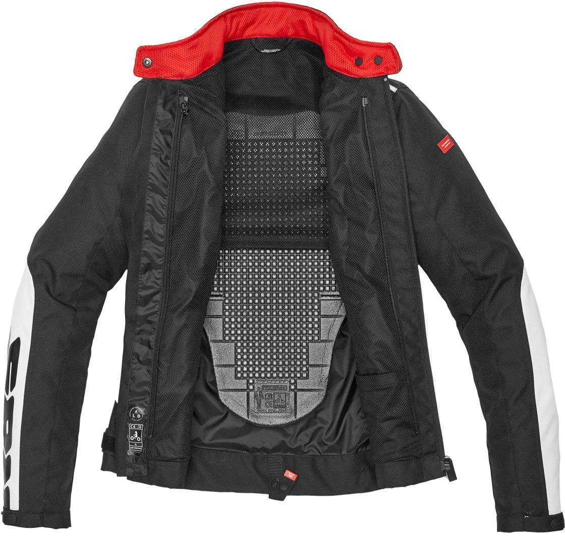 Spidi H2Out Solar Ladies Motorcycle Textile Jacket black/white M Figure 3