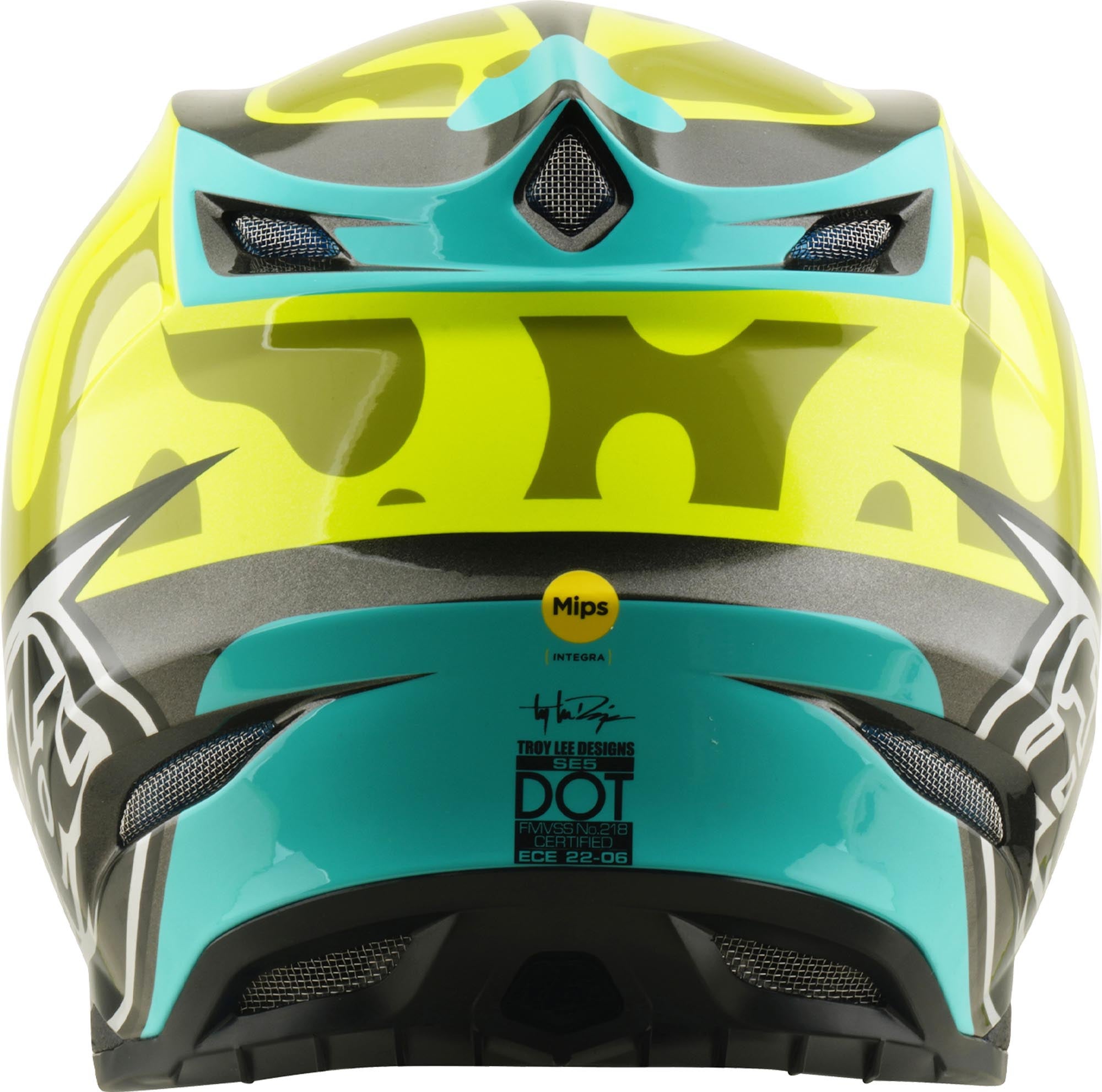 Troy Lee Designs SE5 Composite MIPS Myth Motocrosshelm neongeel XXL (62/63) Figuur 7