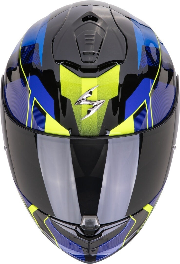 Scorpion EXO-1400 Evo II Air Intensio Casco nero/blu/giallo M (57/58) Figura 3