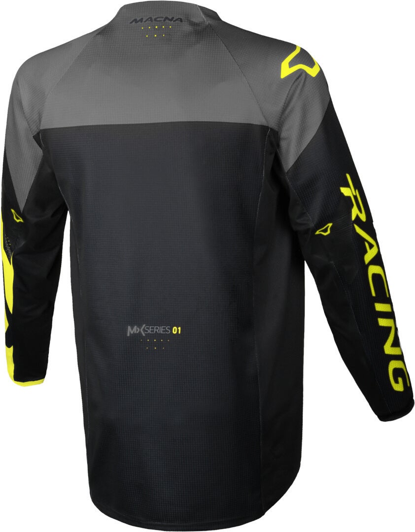 Macna Backyard-1 Motocross Jersey schwarz/grau/gelb XXL Abbildung 2