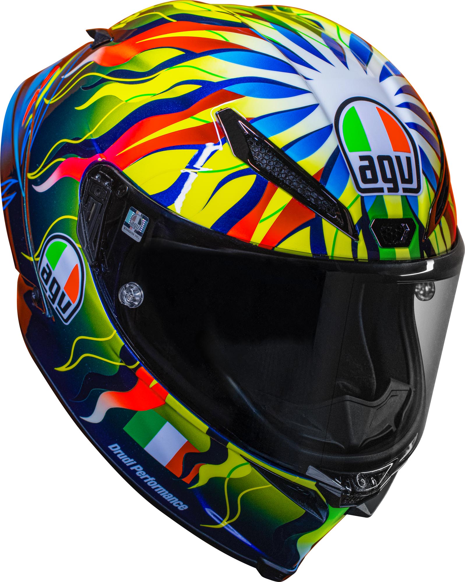 AGV Pista GP RR Soleluna 2025 Carbon Capacete Artigo principal Figura 1