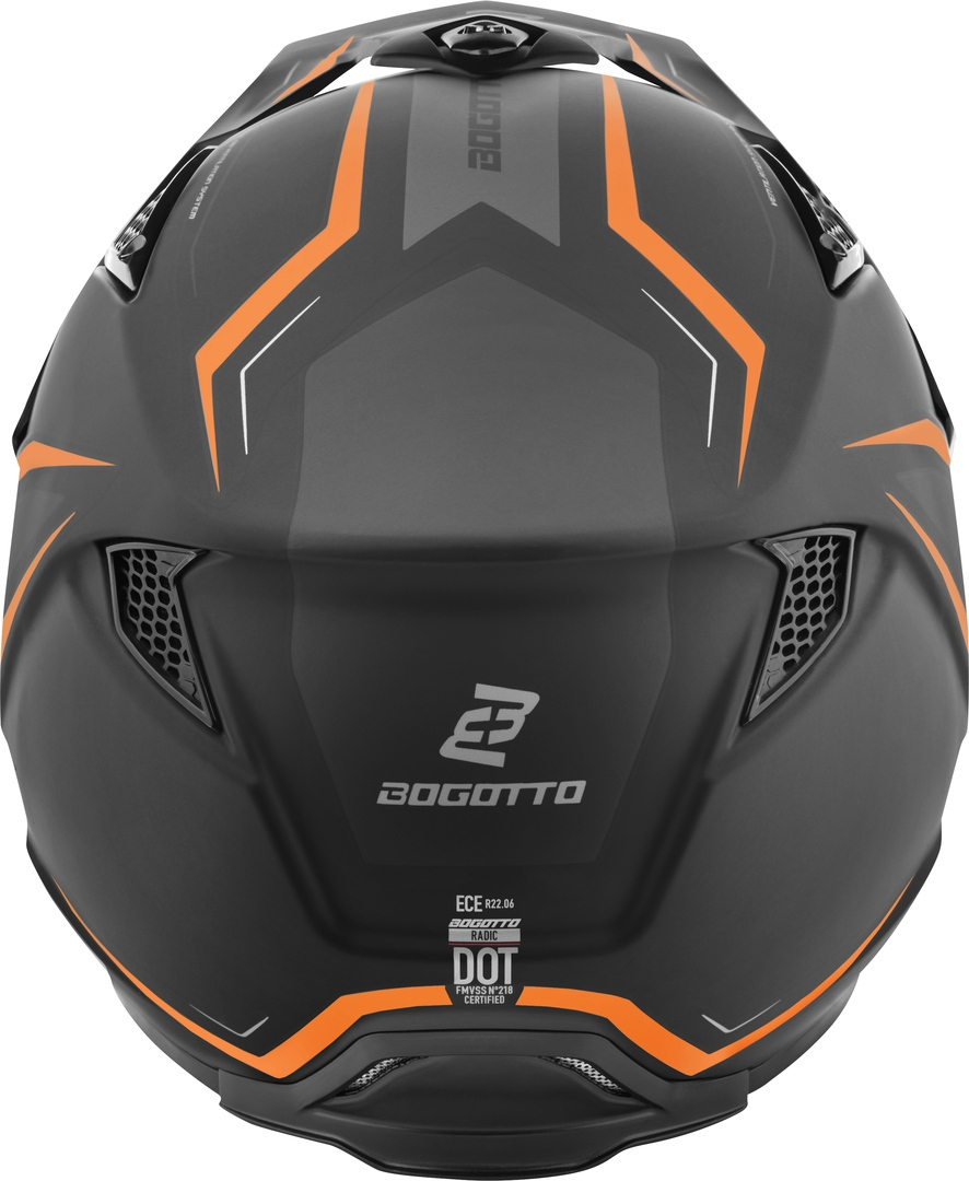 Bogotto Radic WN-ST 22.06 Hjälm orange/svart L Figur 7