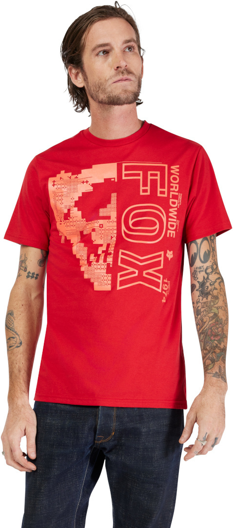FOX Image Skull Premium T-shirt Rouge L Figure 4