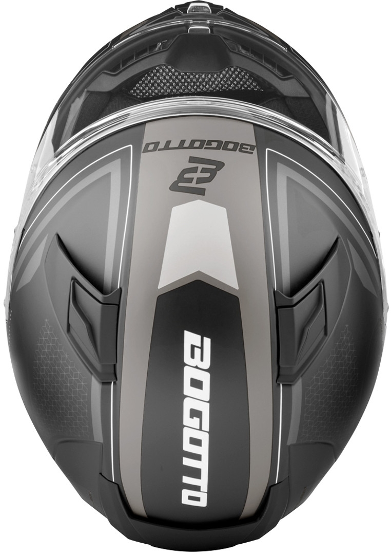 Bogotto FF110 Cinder Casco negro mate/titanio S Figura 4