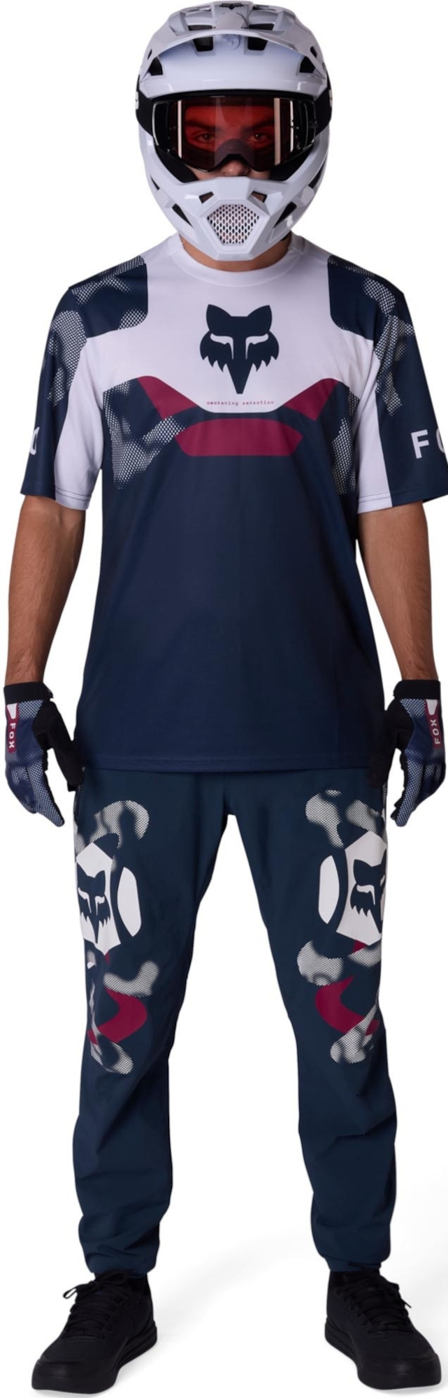 FOX Ranger Tactile Pantaloni da bicicletta bianco/blu 30 Figura 7
