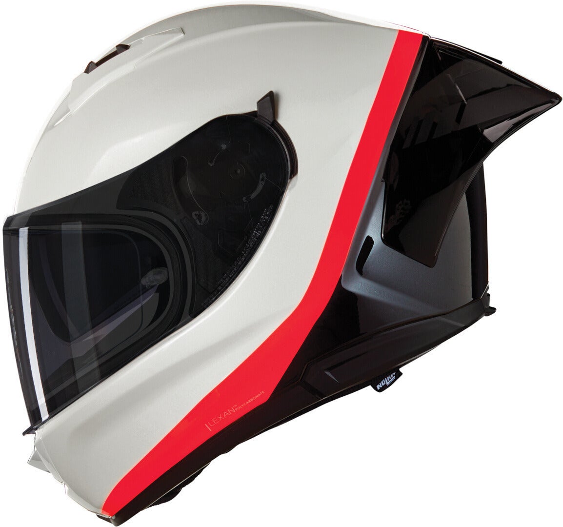 Nolan N60-6 Sport Verniciatura Speciale Hjelm Perlemor/sort/orange XS (55) Figur 4
