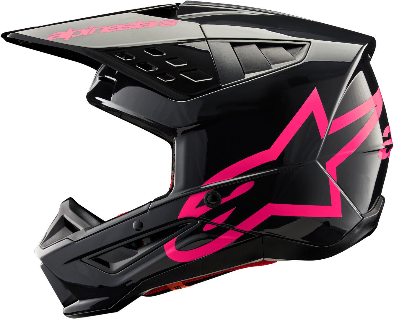 Alpinestars S-M5 Corp 2024 Casco Motocross nero/rosa S (55/56) Figura 4
