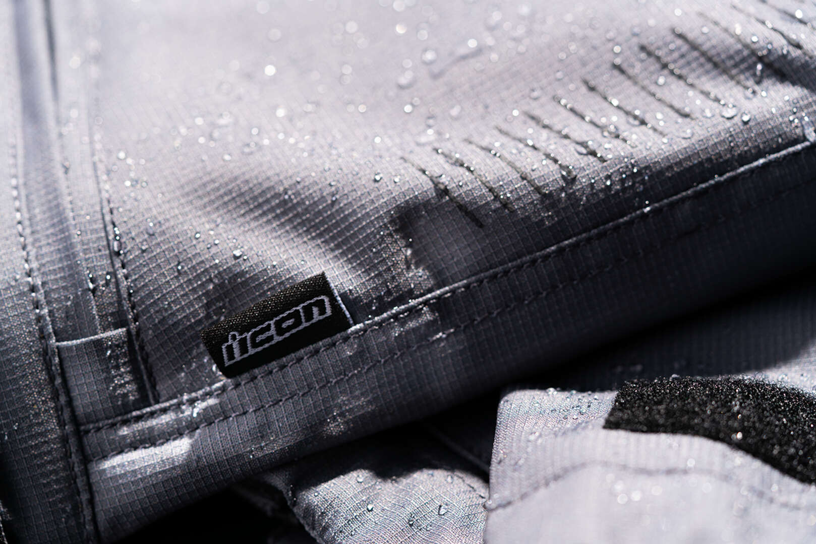 Icon PDX 3 wasserdichte Motorrad Textilhose grau M Abbildung 7
